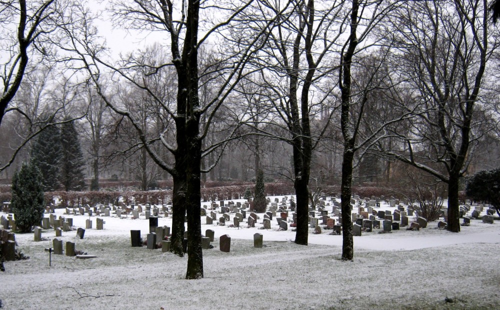 A small cemetery in Oslo.